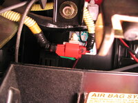 air bag connector passenger side behind glove box (B-30).JPG