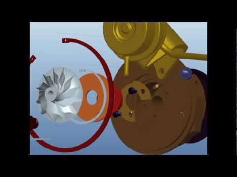 Blown Garrett T25 Turbo CAD