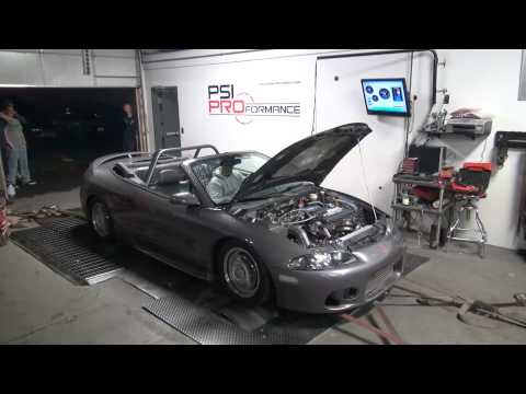 dsm2gnick Eclipse Spyder AWD swap dyno 650hp...