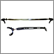 Polished Upper Front and Rear Strut Bars