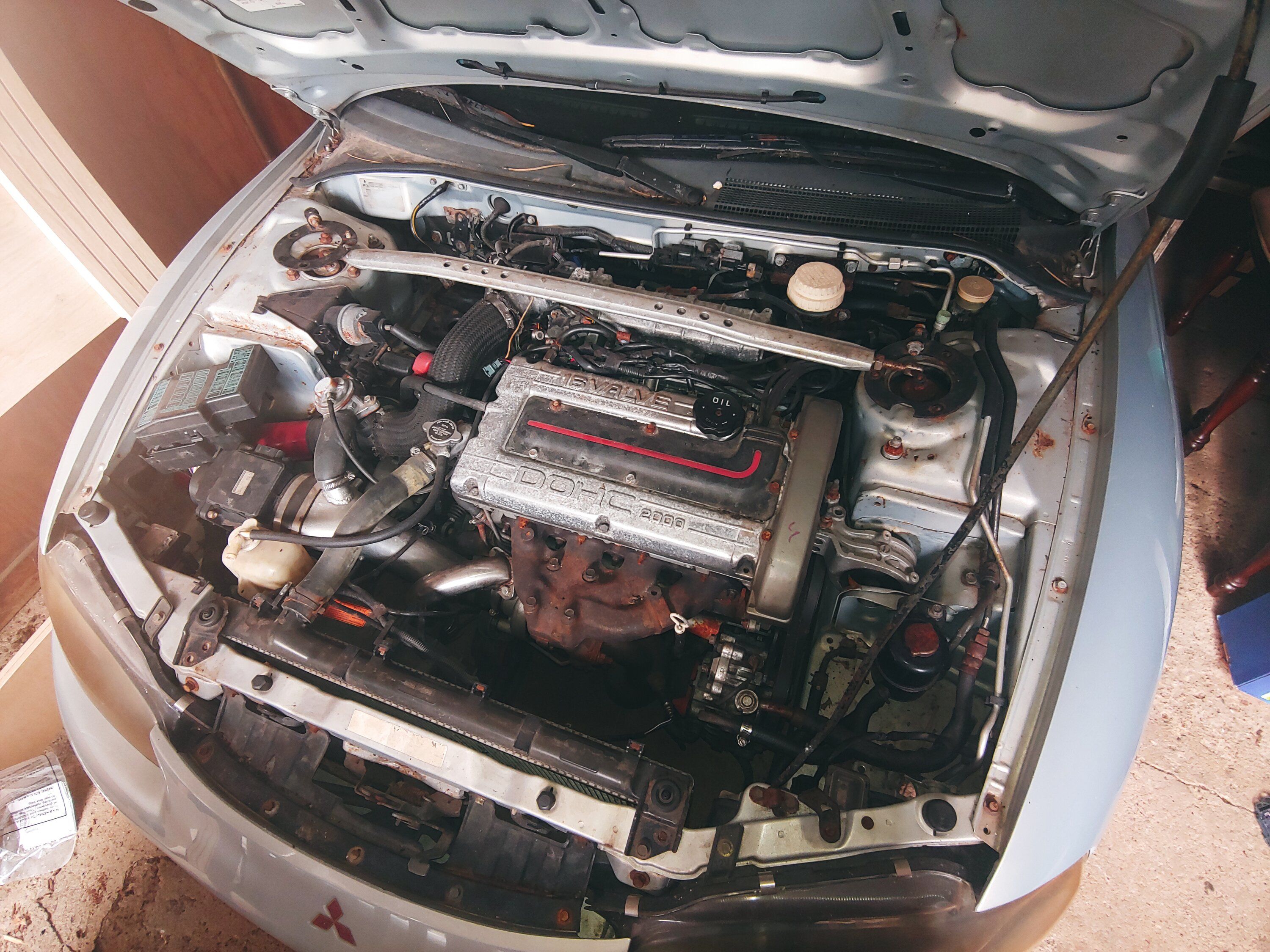 Shavrd Dsm Engine Bay New World Record Mitsubishi 4G69 