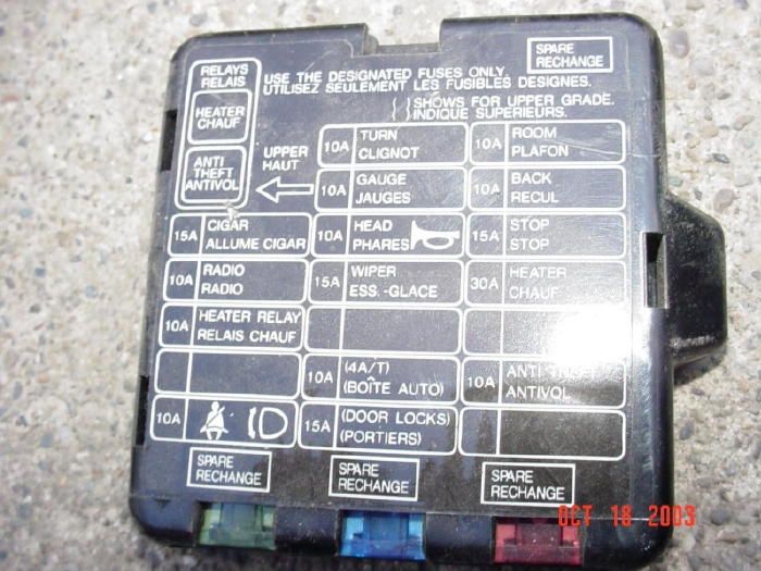 Where is fuse 19 on a 1g dsm | DSMtuners 1997 mitsubishi eclipse fuse box diagram 