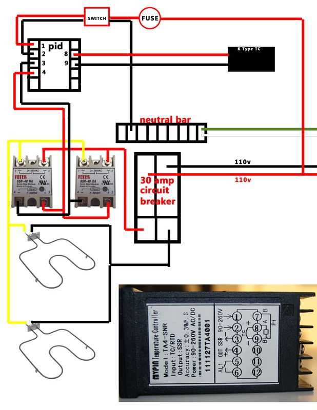 240v Wiring Diagram Baking Element