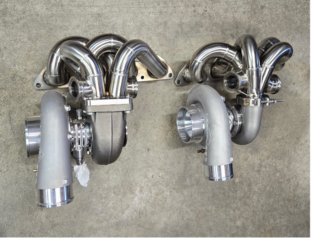 T4 divided left, V-band right
