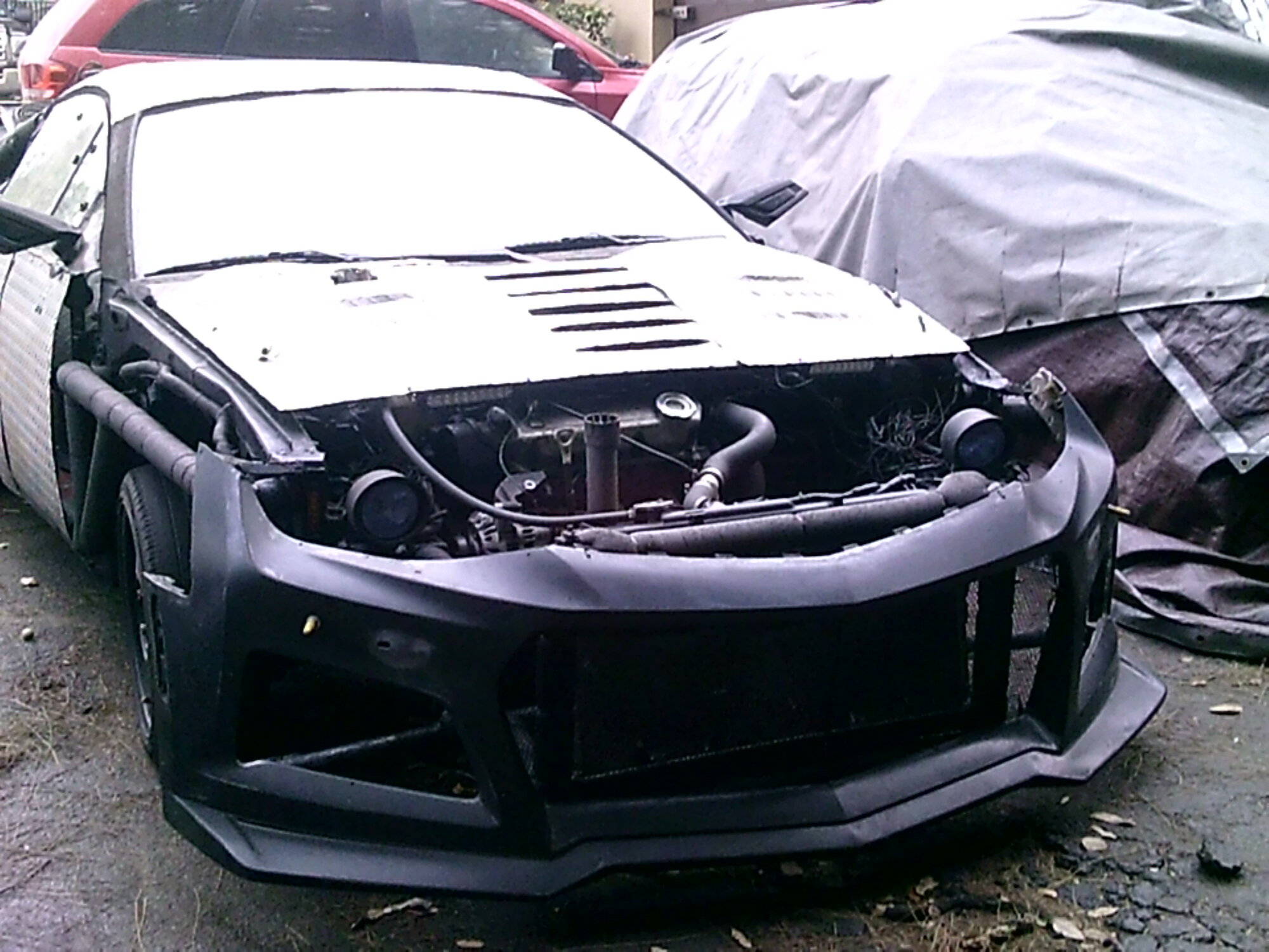 Triple Engine Mitsubishi Eclipse . Three Engine Car Build part 71.JPG