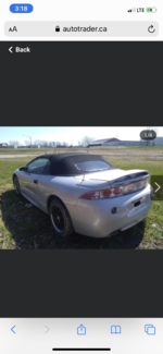 1999 Mitsubishi Eclipse Spyder N/T