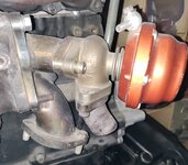 External wastegate housing