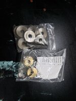 New solid shifter bushings and shifter cable bushings.