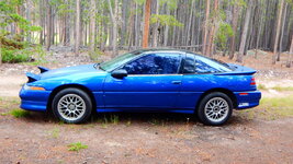 Blue 1990 Eclipse GSX