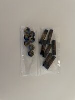 Titanium manifold studs brand new