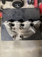 Ported and jet coated 2g exhaust manifold