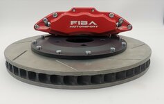 FIBA Motorsport 6 piston calipers 340mm rotor. BBK. big brake kit lightweight.jpg