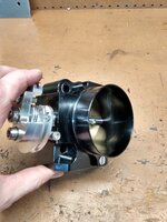 Rebuilt billet 70mm TB - black