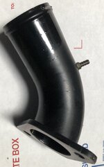 TD05 compressor outlet pipe