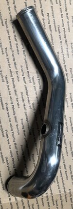 1g BR upper intercooler pipe. Stainless Steel