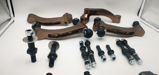2G Front upper BILLET suspension arms / wishbones fully adjustable