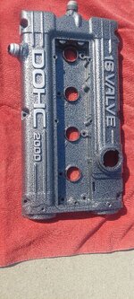 Powder Coated Valve Cover w/ AN Fittings