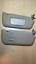 2g reupholstered sunvisors