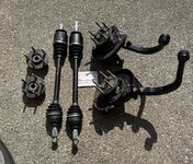 A1CVtech 2G AWD upgraded big bar Rear axles