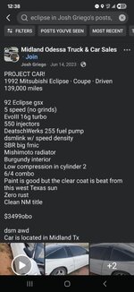 1992 Mitsubishi Eclipse GSX