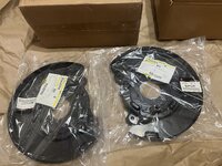 (FWD) 95-99 Eclipse/Talon Rear Backing plate set OEM w/Wheel bearings