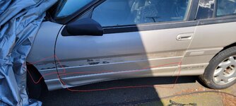 WTB LH Door+Fender Trim