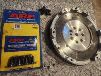 7 bolt Fidanza awd Flywheel and ARP crank bolts
