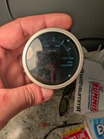 Prosport oil pressure gauge