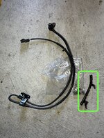 ABS - Left side harness brackets