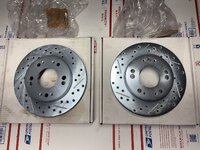NEW Stop Tech Drilled And Slotted Rotors