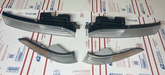1GA Headlight/Parking Lenses & Corner Lights ( ALL 4 )