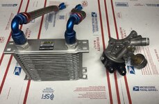 7 BOLT Oil Filter Housing, Filter Adapter, Oil Cooler, AN Lines & Fittings
