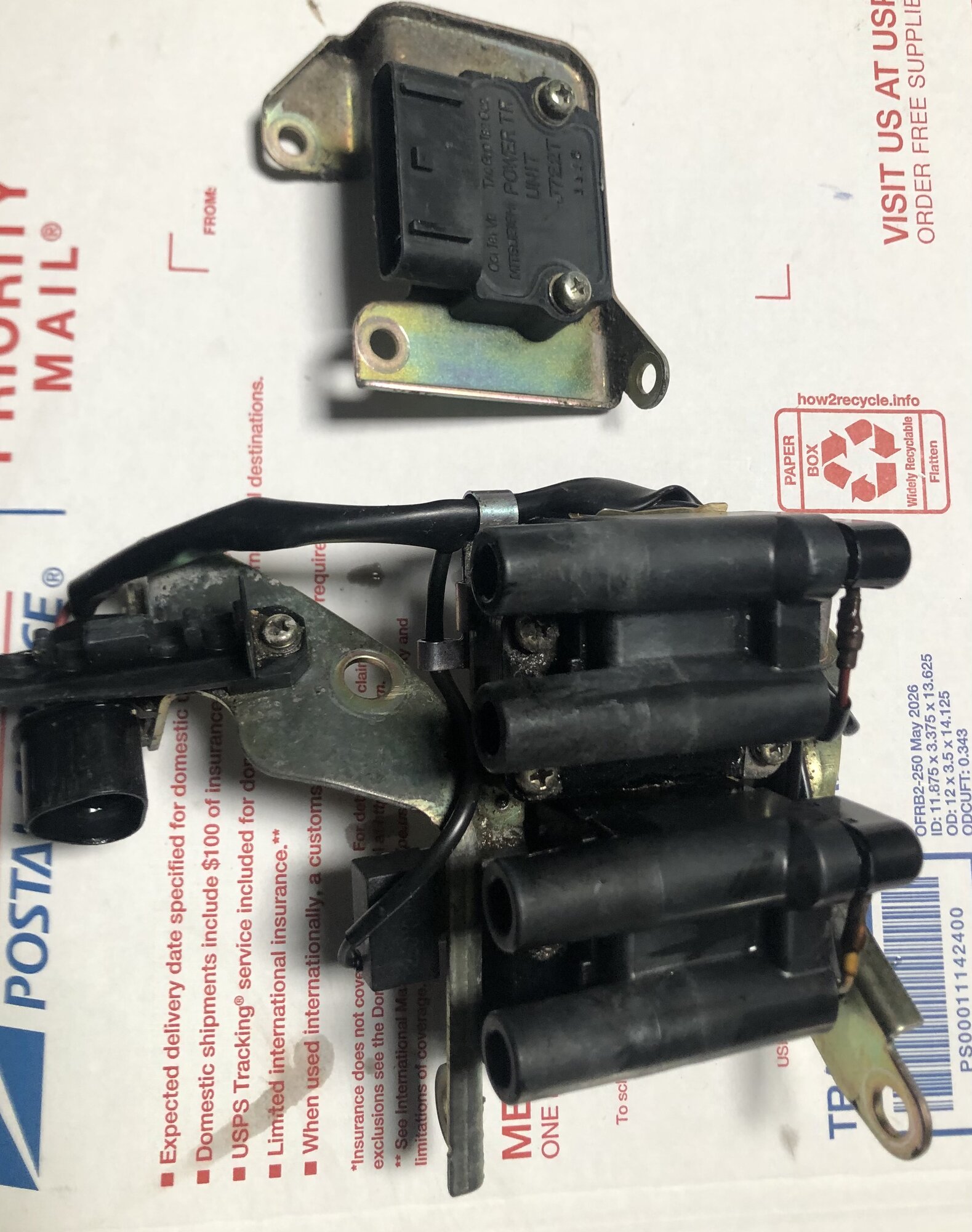 1g - 91-94 OEM coil and ignitor with brackets | DSMtuners.com